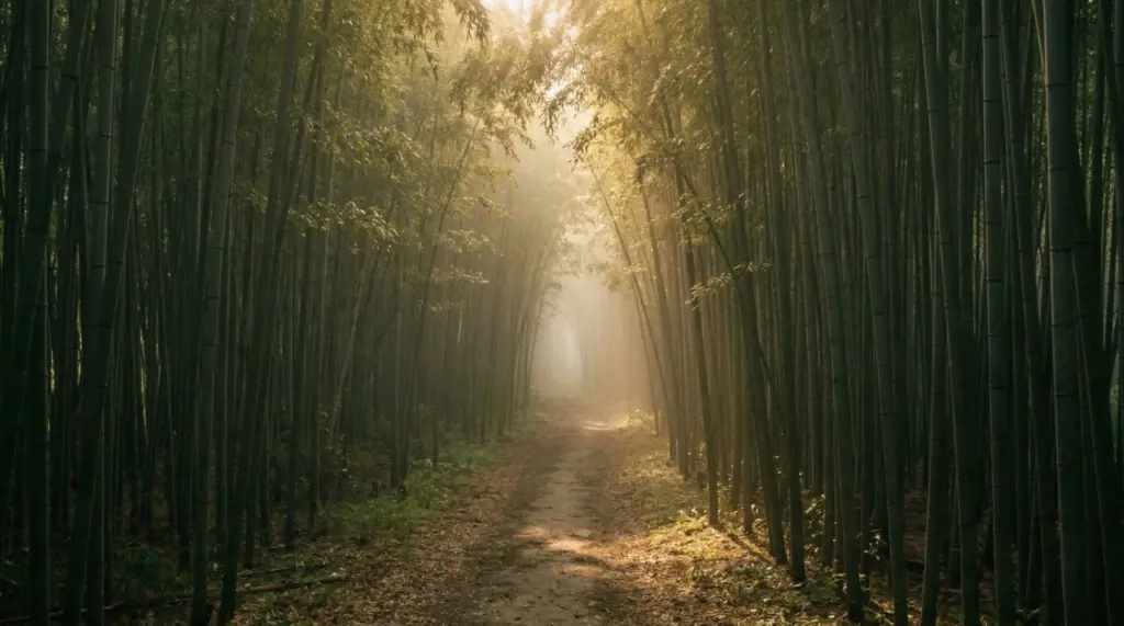 Чотири стежки що перетинаються в лісі — чотири кола ікігай